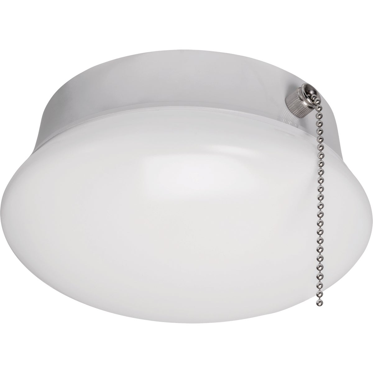 ETi Solid State Lighting Spin Light 7 In. LED Flush Mount Light Fixture with Pull Chain