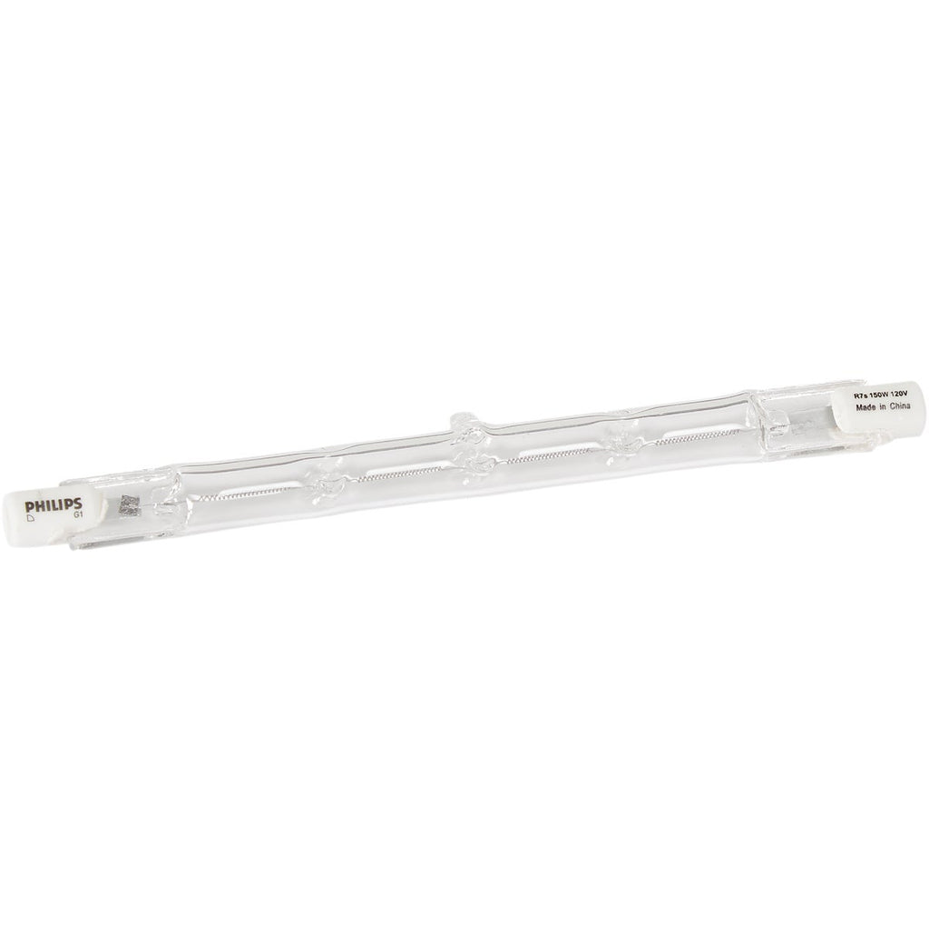 Philips 150W 120V Clear R7S Base T3 Halogen Work & Security Lighting Light Bulb (2-Pack)