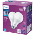 Philips 100W Equivalent Daylight A21 Medium Dimmable LED Light Bulb (2-Pack)