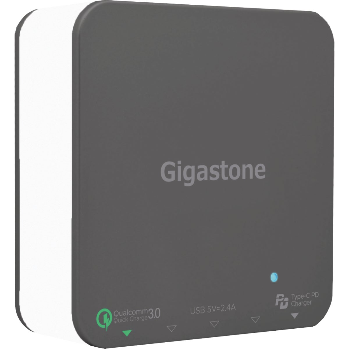 Gigastone Type-C PD3.0 5-Port Black & White Wall Charger