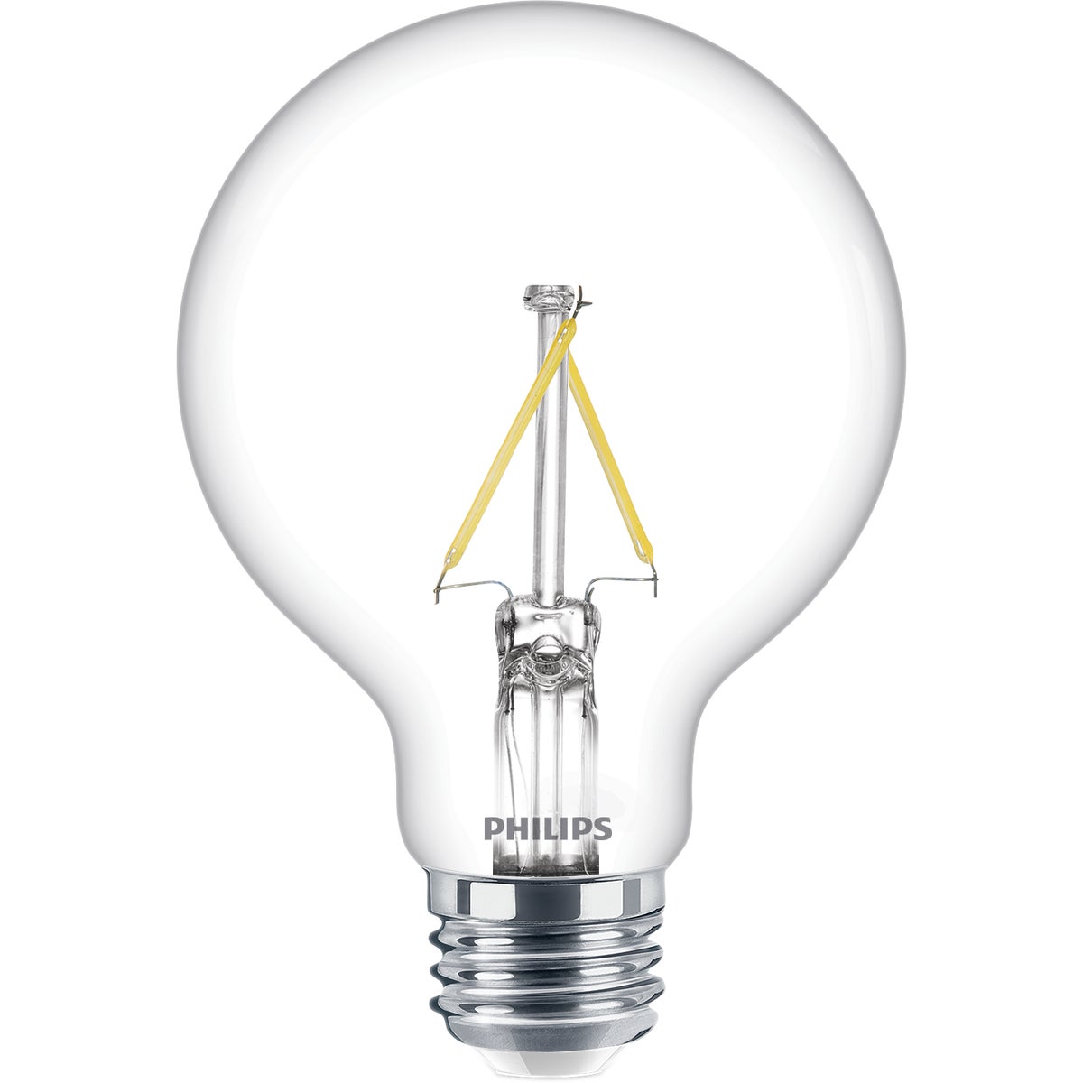 Philips Ultra Definition 40W Equivalent Daylight G25 Medium LED Decorative Light Bulb (2-Pack)