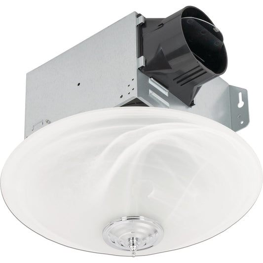 Delta BreezGreenBuilder 100 CFM 1.5 Sones 120V Bath Exhaust Fan with LED Light