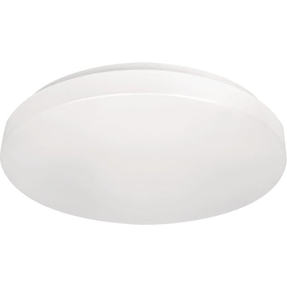 Satco Nuvo ColorQuick 14 In. White 1300-Lumen Color Temperature Selectable LED Flush Mount Light Fixture
