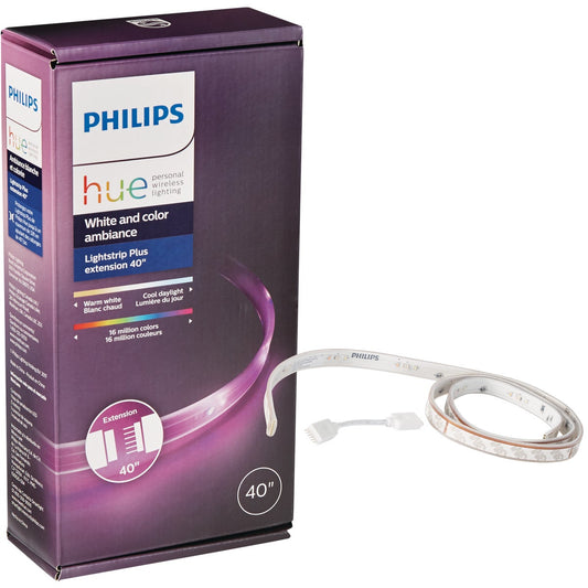 Philips Hue 40 In. Plug-In LED Lightstrip Plus Extension