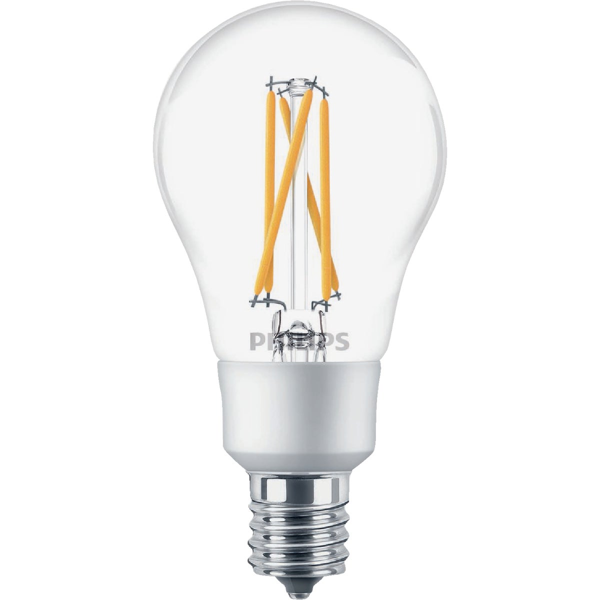 Philips Warm Glow 45W Equivalent Soft White A15 E17 Base Dimmable LED Light Bulb (2-Pack)