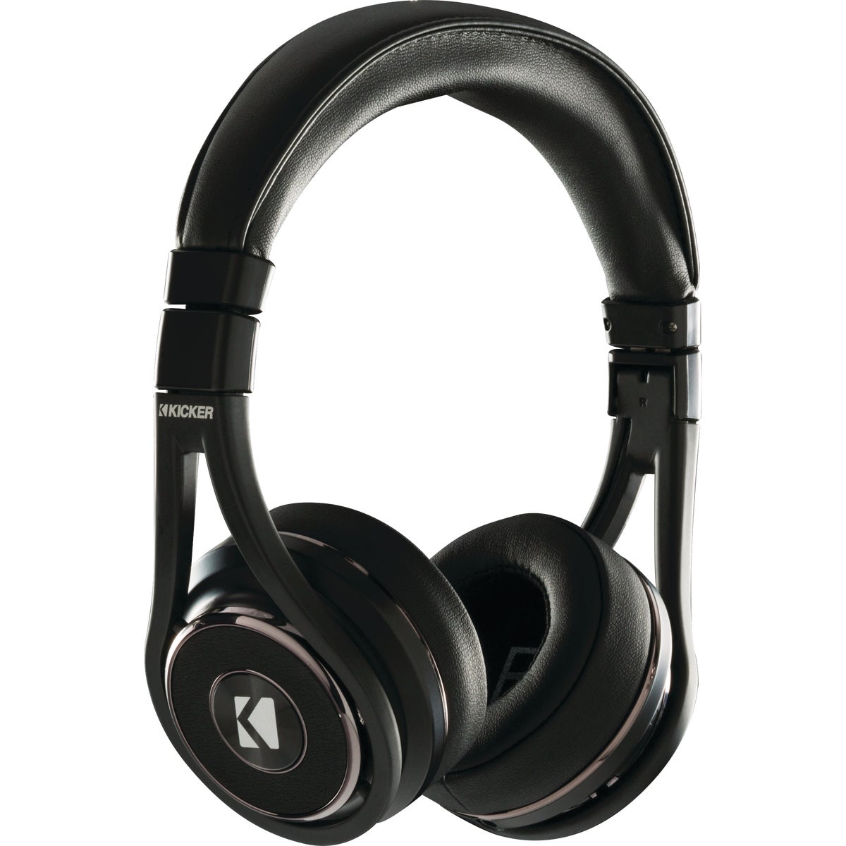 Kicker CushBT Bluetooth Wireless/Wired Black Headphones