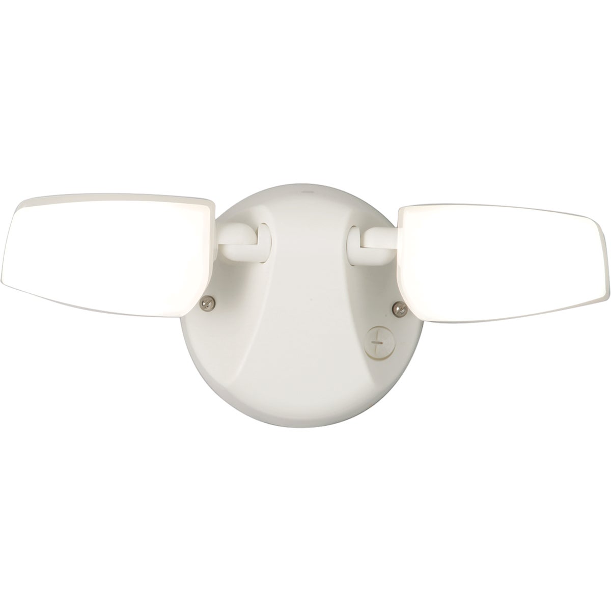 Halo Selectable Color Temperature White Dusk to Dawn LED Twin Head Floodlight Fixture