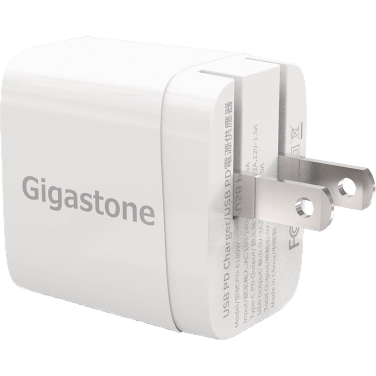 Gigastone PD3.0 & QC3.0 Dual-Port USB Adapter Wall Charger