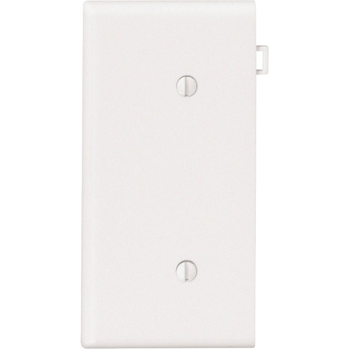 Leviton 1-Gang Standard End Nylon Blank Wall Plate, White