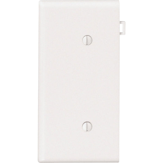 Leviton 1-Gang Standard End Nylon Blank Wall Plate, White