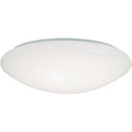 Metalux 11 In. White LED Flush Mount Ceiling Light Fixture with Selectable Color Temperature