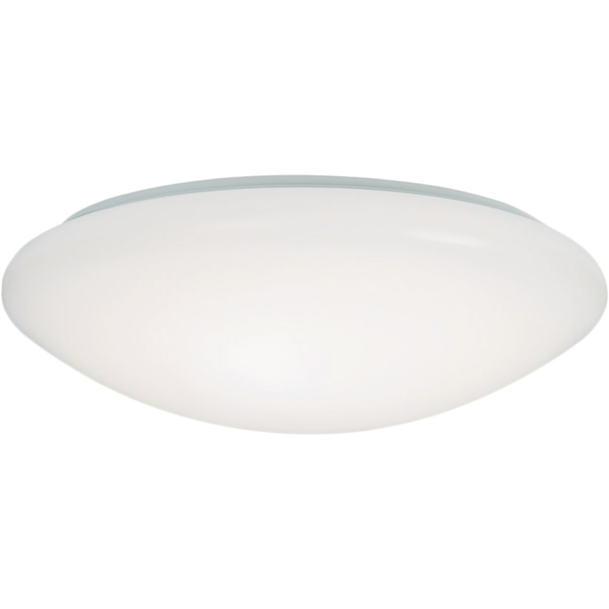 Metalux 11 In. White LED Flush Mount Ceiling Light Fixture with Selectable Color Temperature