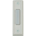 Heath Zenith Wired White Plastic LED Lighted Doorbell Push-Button
