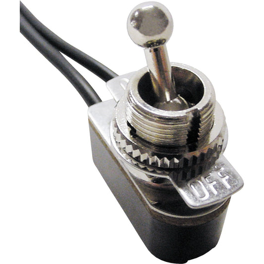 Gardner Bender Medium-Duty SPST Wire Leads Toggle Switch