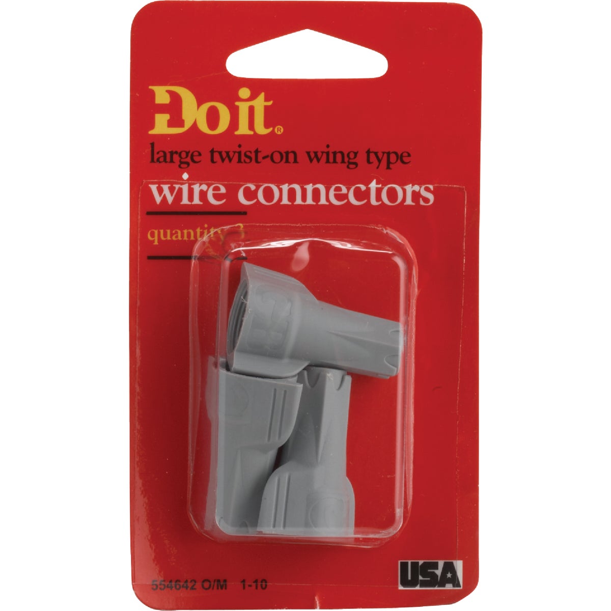 Do it Large Gray 14 AWG to 6 AWG Hex Head Wire Connector (3-Pack)