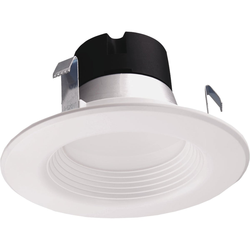 Satco 4 In. Retrofit Non-IC Rated White Selectable Color Temperature LED Recessed Light Kit