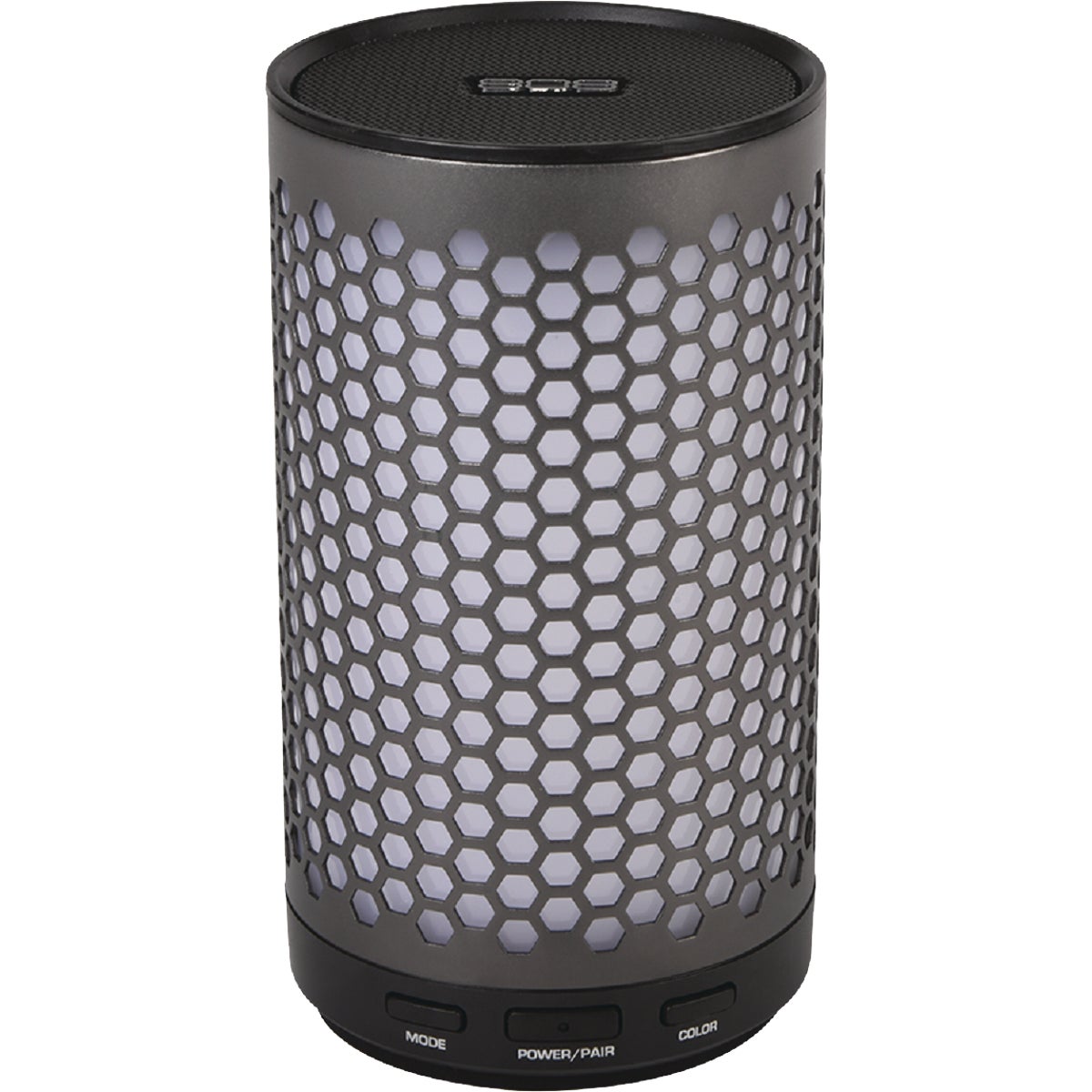 808 Canz Glo Bluetooth Gun Metal Gray Wireless Speaker