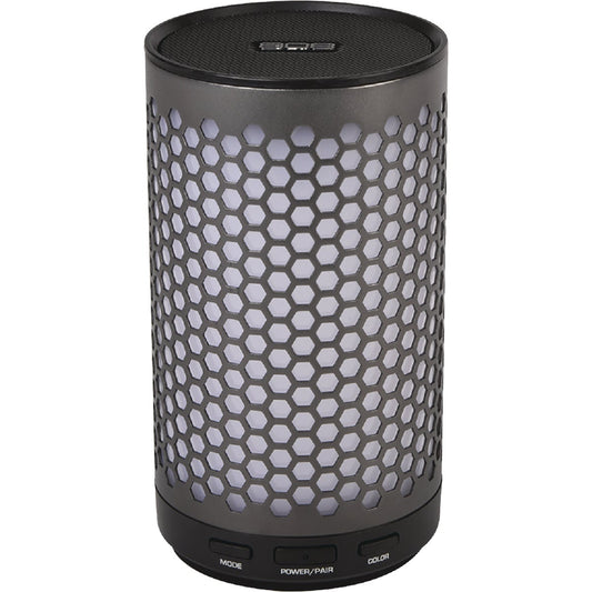 808 Canz Glo Bluetooth Gun Metal Gray Wireless Speaker