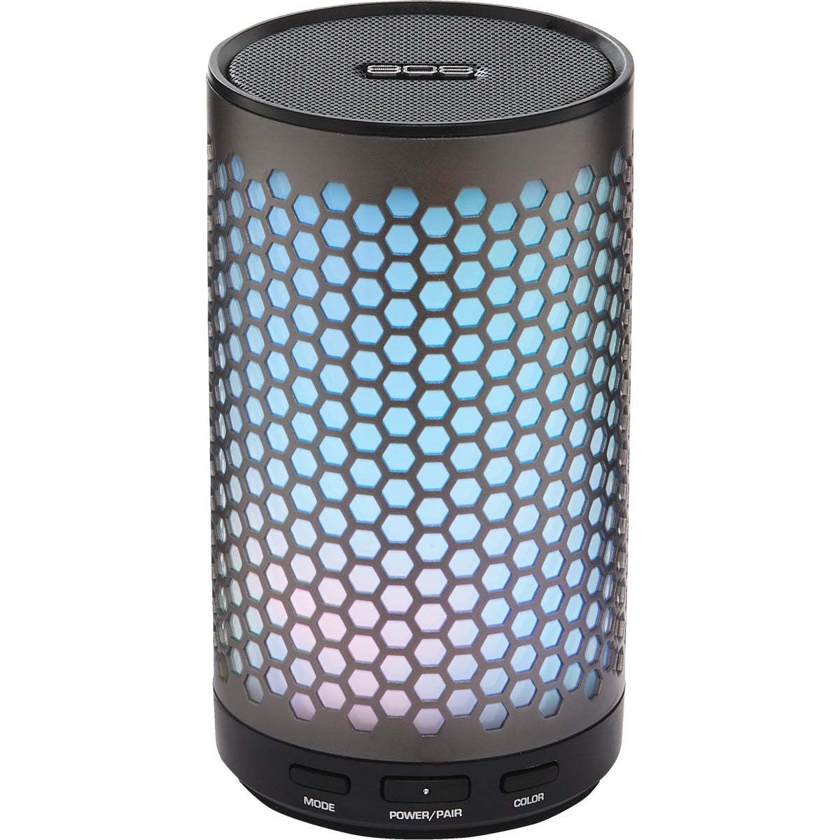 808 Canz Glo Bluetooth Gun Metal Gray Wireless Speaker