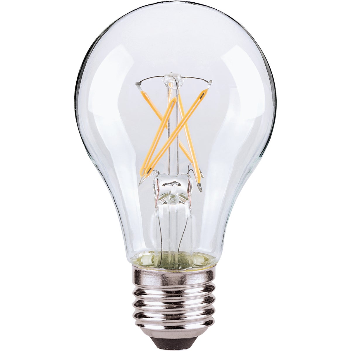 Satco 40W Equivalent Warm White A19 Medium Dimmable LED Light Bulb (4-Pack)