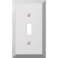 Amerelle 1-Gang Stamped Steel Toggle Switch Wall Plate, Polished Chrome