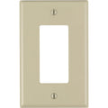 Leviton Decora 1-Gang Thermoplastic Nylon Mid-Way Rocker Wall Plate, Ivory
