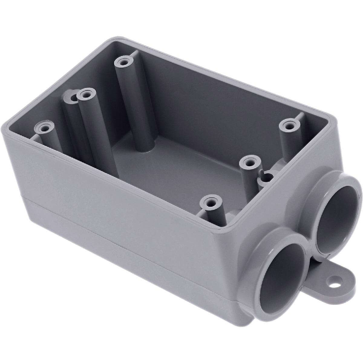 IPEX Kraloy 1-Gang PVC Molded FSS Wall Box, 1/2 In.