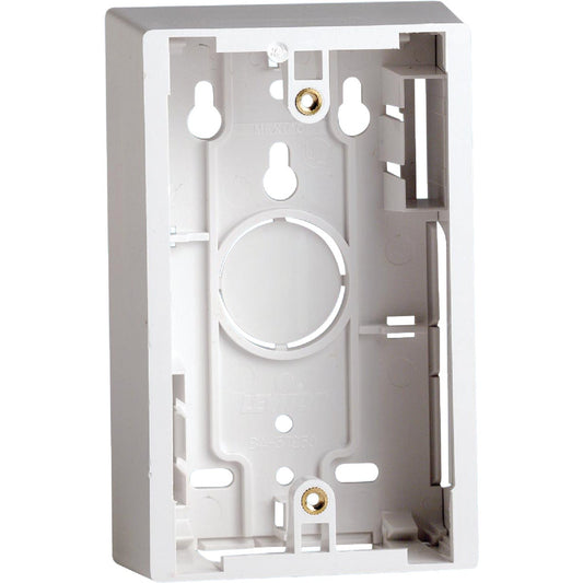 Leviton White 1.89 In. Shallow Wiring Box