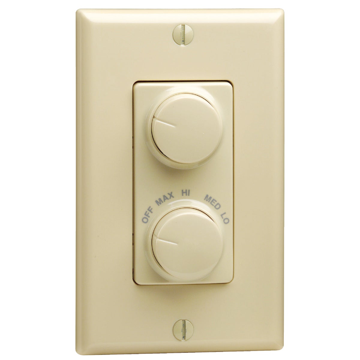 Do it Best Ivory 4-Speed/Full Range Dimmer Single Pole Rotary Fan Control Switch
