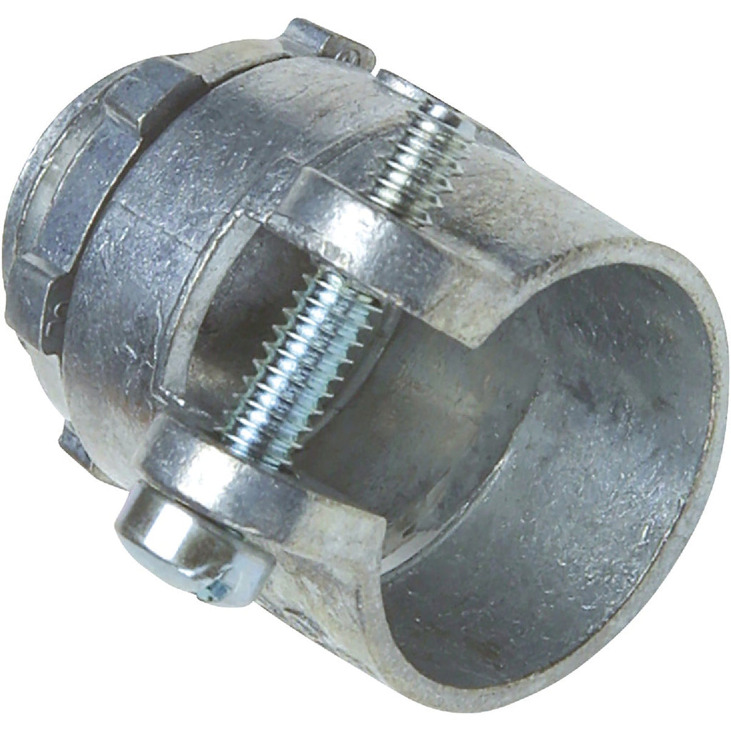 Sigma Electric ProConnex 3/8 In. Straight Squeeze Die-Cast Zinc AC/MC/Flex Conduit Connector