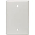 Leviton 1-Gang Midway Thermoset Blank Wall Plate, White