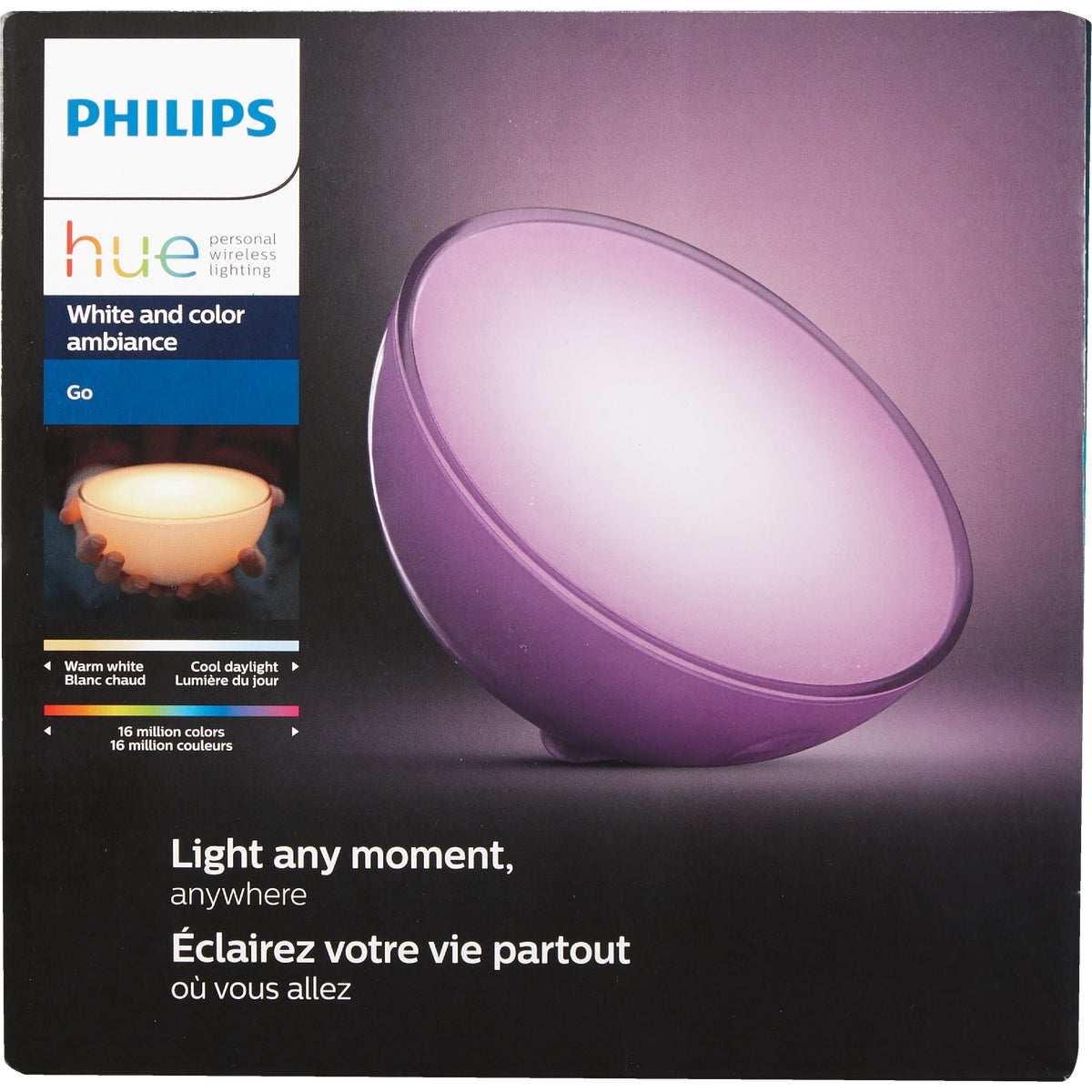 Philips Hue Go White & Color Ambiance LED Portable Smart Lamp