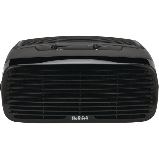 Holmes HEPA 109 Sq. Ft. Black Tabletop Small Room Air Purifier