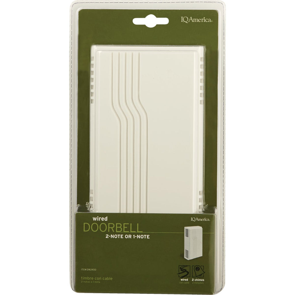 Heath Zenith White Plastic Wired Door Chime