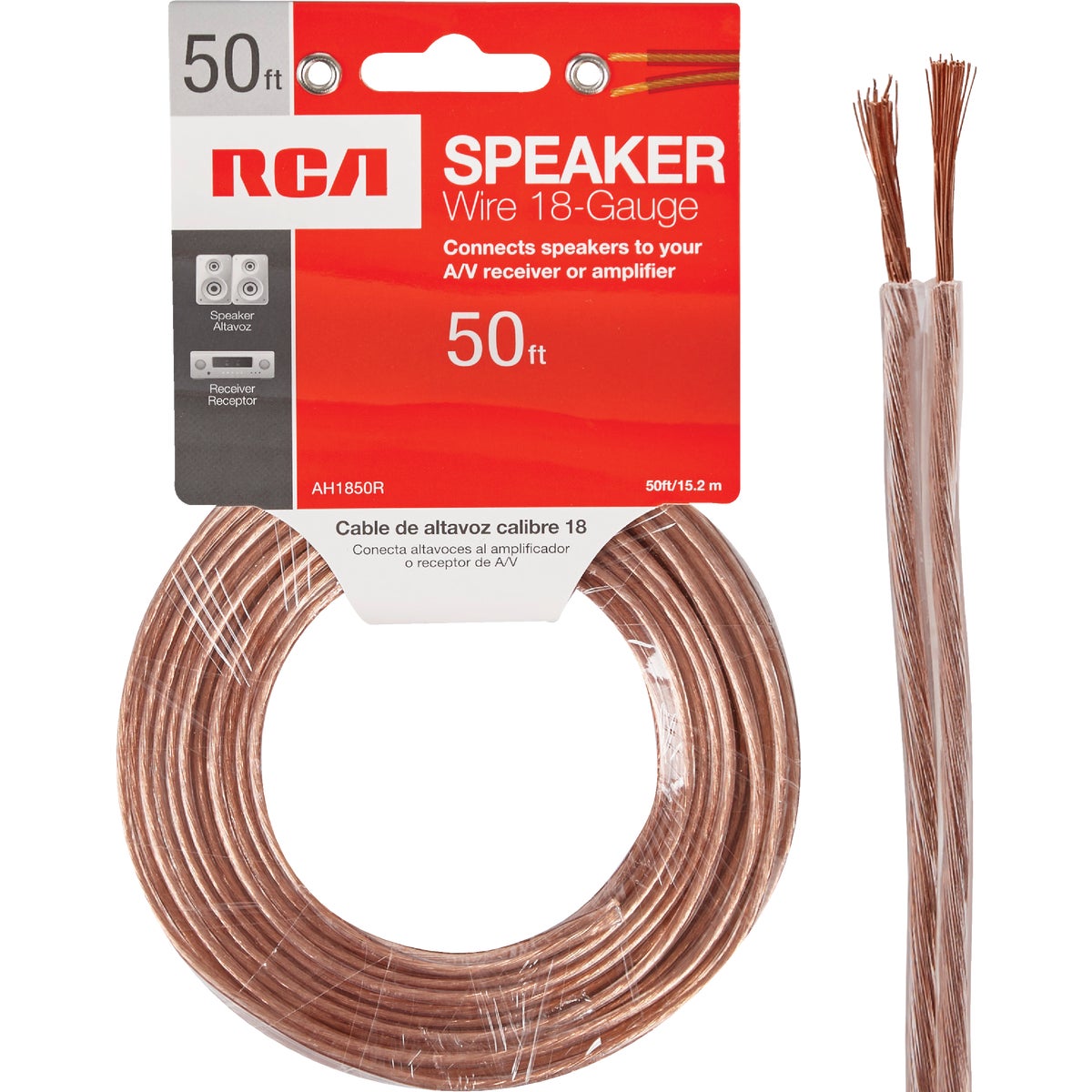 RCA 50 Ft. 18-2 Stranded Speaker Wire