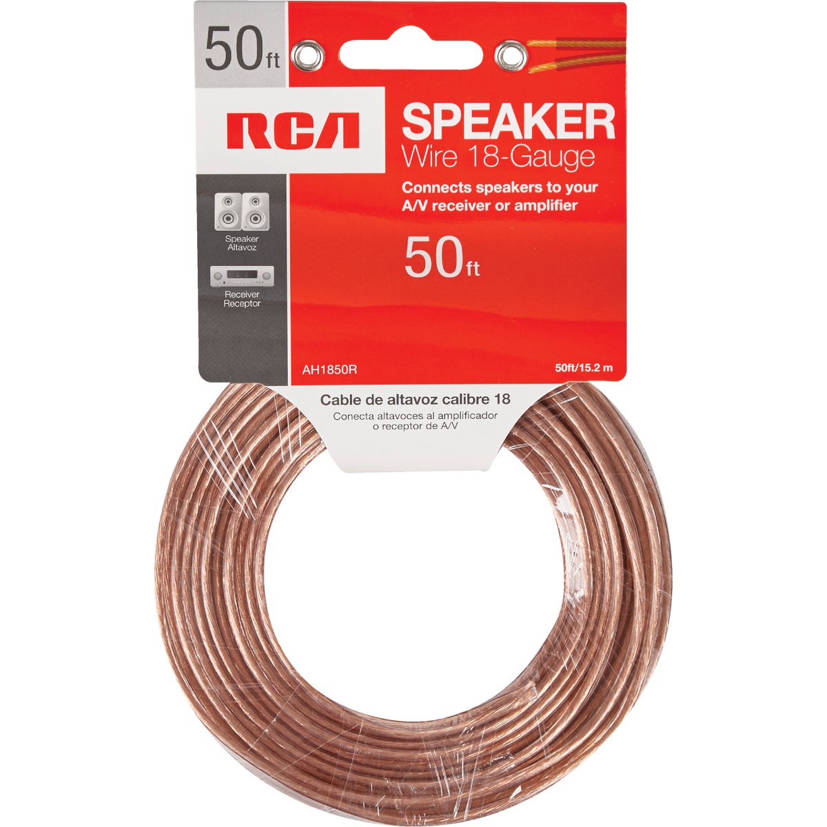 RCA 50 Ft. 18-2 Stranded Speaker Wire