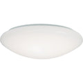 Metalux 15 In. White LED Flush Mount Ceiling Light Fixture with Selectable Color Temperature