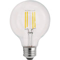 Satco Nuvo 40W Equivalent Warm White G25 Medium Clear LED Decorative Light Bulb (2-Pack)