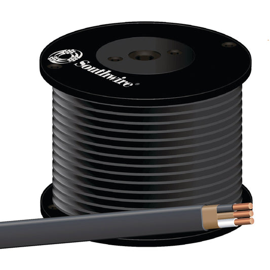 Romex 500 Ft. 6-2 Solid Black NMW/G Electrical Wire