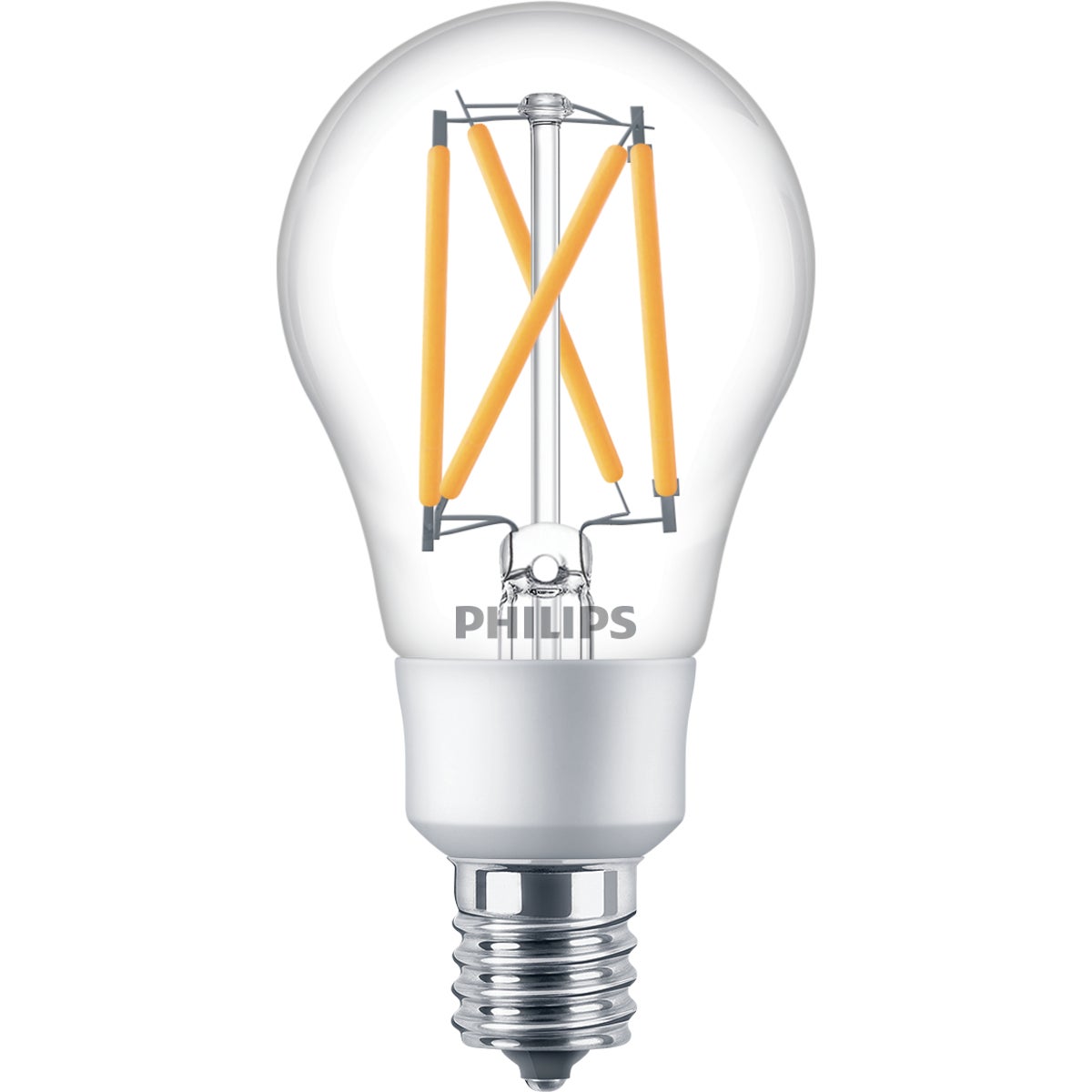 Philips Warm Glow 40W Equivalent Soft White A15 E17 Base Dimmable LED Light Bulb (2-Pack)