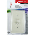 Wiremold On-Wall Ivory Metal 1 In. Switch Kit
