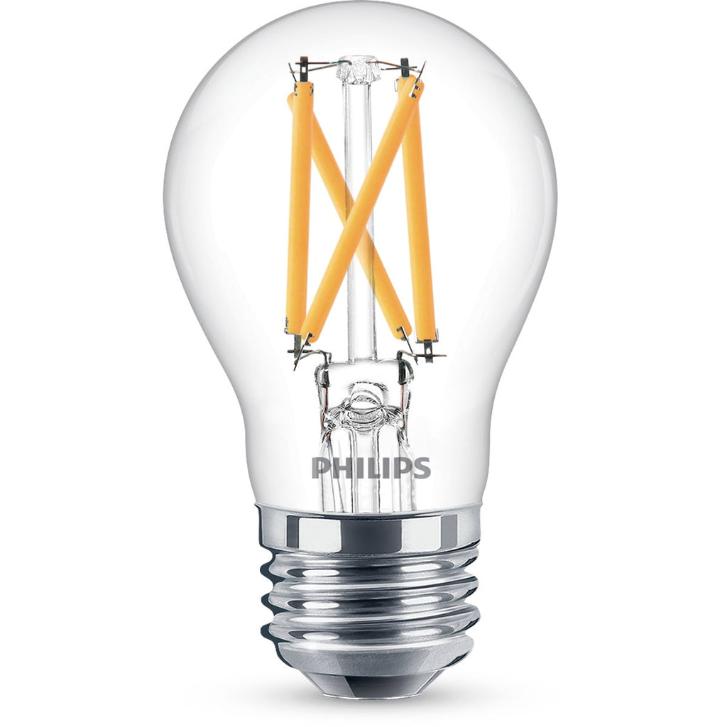 Philips 40W Equivalent Daylight A15 Medium Dimmable LED Light Bulb (2-Pack)