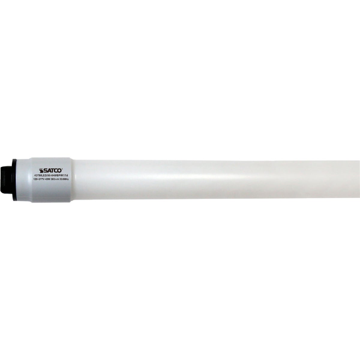 Satco 110W Equivalent 96 in. Cool White T8 Recessed Double Contact LED Tube Light Bulb