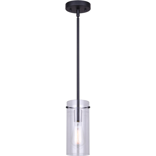 Home Impressions Joni 1-Bulb Black Incandescent Pendant Light Fixture
