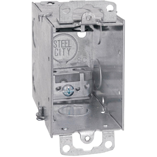 Steel City 1-Gang Steel Drawn Switch Box