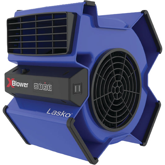 Lasko X-Blower 3-Speed Blue Multi-Position Floor Fan