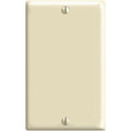 Leviton 1-Gang Mid-Way Thermoplastic Nylon Blank Wall Plate, Ivory