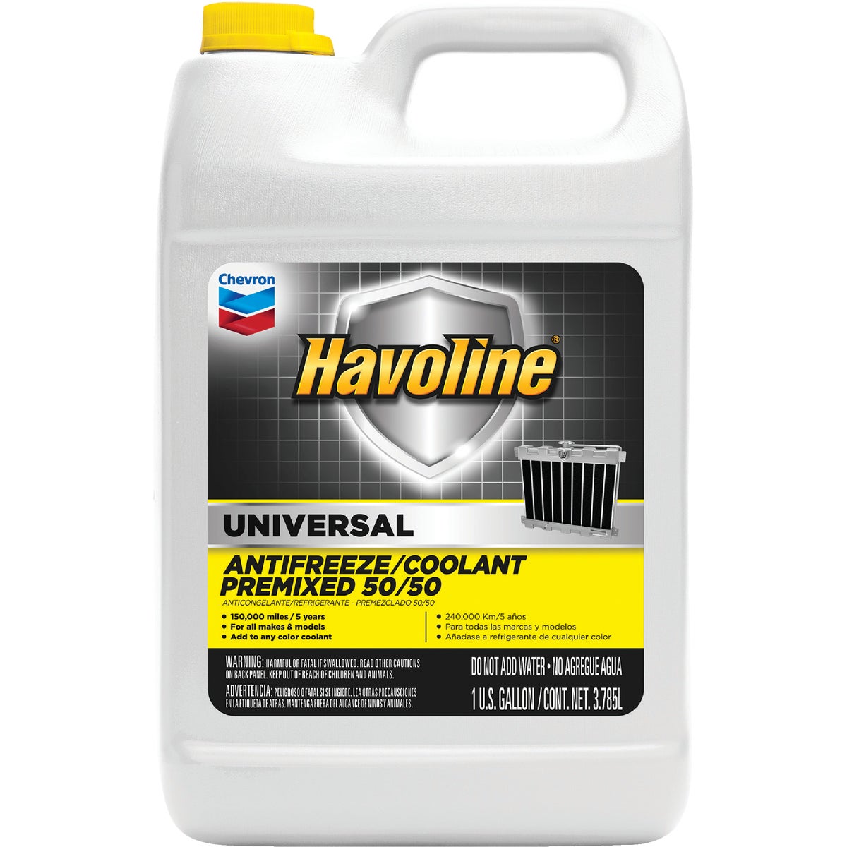 Havoline Universal Gallon 50/50 Pre-Diluted -34 F to 265 F Automotive Antifreeze