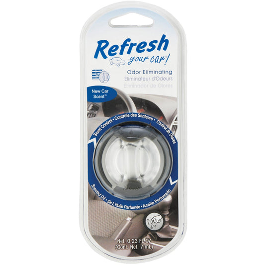 Refresh Your Car Oil Diffuser Car Air Freshener, New Car Scent