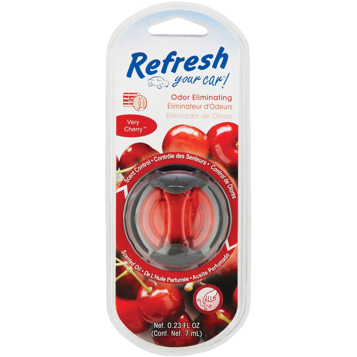 Refresh Your Car Oil Diffuser Car Air Freshener, Very Cherry